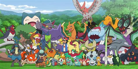 ash and all his pokemon.